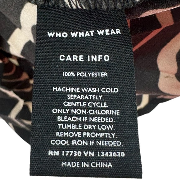 Who What Wear Women’s Zebra Print Long Sleeve Midi Dress Size L - Picture 12 of 12